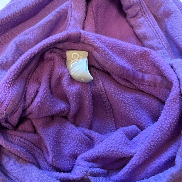 Athleta Girl XL Purple Hoodie with Thumbholes - Picture 5 of 10